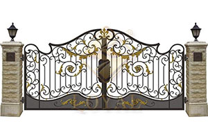 鐵藝大門 - 奢華庭院門