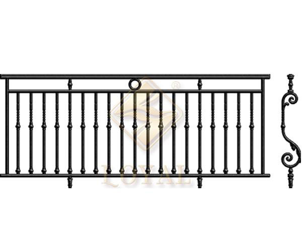 簡(jiǎn)約陽(yáng)臺(tái)欄桿