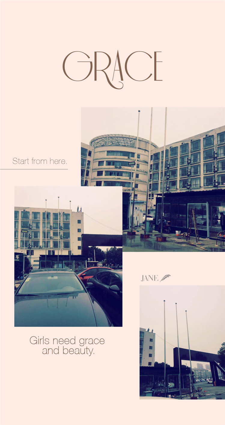 南寧旗桿4S店旗桿會展旗桿錐形電動旗桿