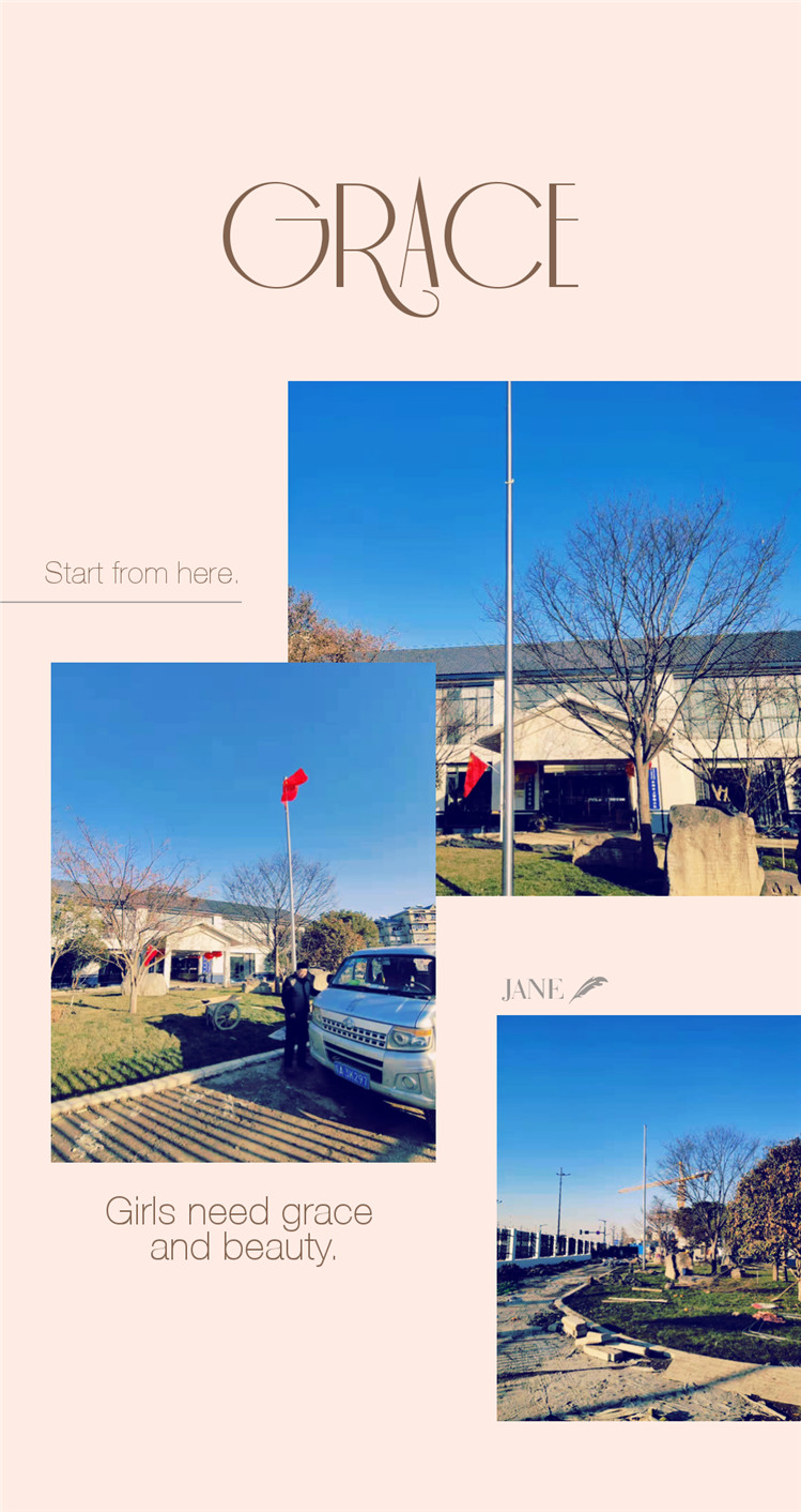 襄陽不銹鋼錐形旗桿電動(dòng)風(fēng)動(dòng)旗桿注水旗桿