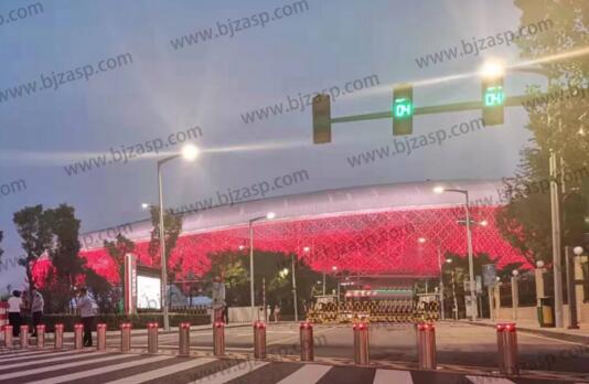 二青會開幕 卓奧世鵬升降柱入駐主會場山西“紅燈籠”體育場