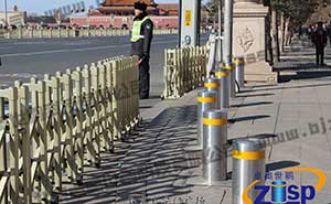 北京天安門廣場升降柱案例