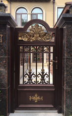 別墅大門鋁藝大門歐式鄉(xiāng)村庭院門