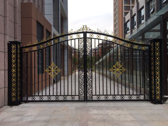 出售大門(mén) 鐵藝大門(mén) 庭院別墅鐵藝大門(mén)定制
