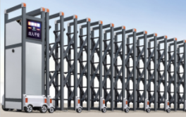 供應(yīng)開門紅電動伸縮門