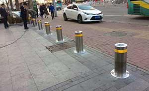 大連市甘井子區(qū)某機關單位項目升降柱案例 - 中出網-智能出入口與停車充電門戶