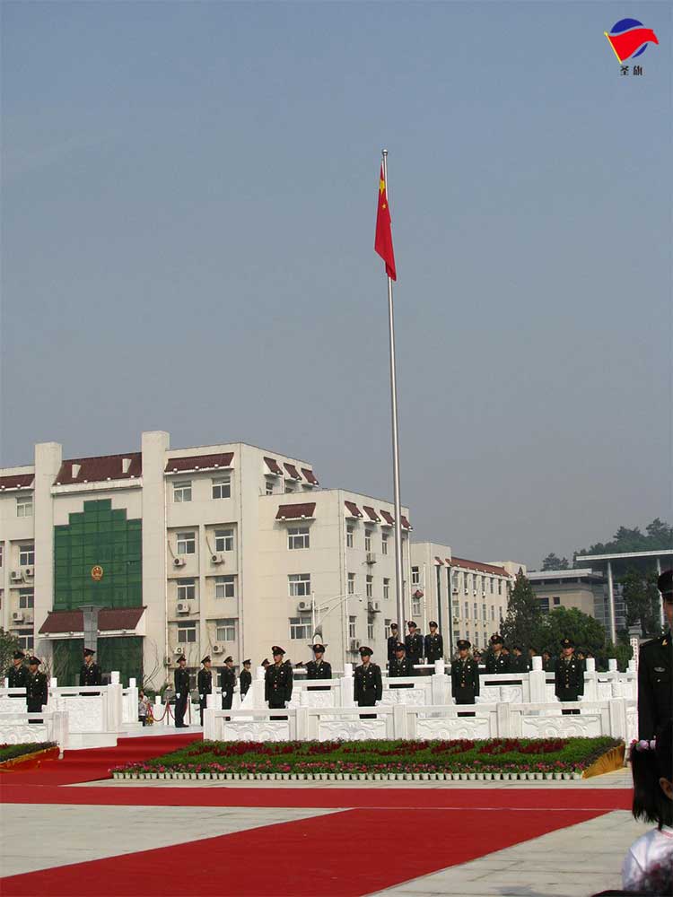 錐形電動內(nèi)置式旗桿