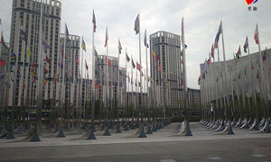 青奧會(huì)旗桿案例 - 中出網(wǎng)-智能出入口與停車充電門戶