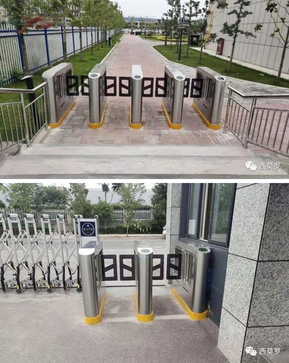 中國航天科技集團九院7107廠在廠區(qū)安裝了戶外擺閘CPW-116Y