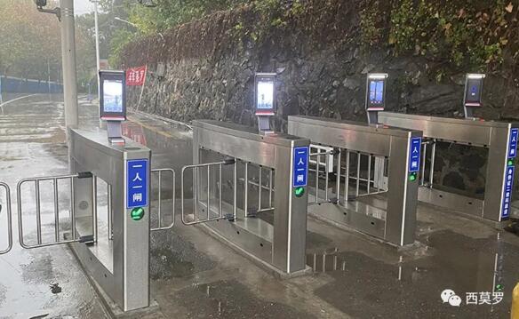 南京鋼鐵-人臉識別戶外擺閘