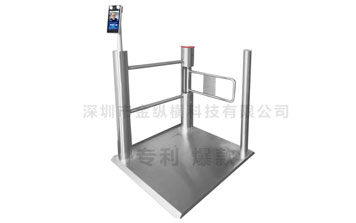 通道閘 - 工地測(cè)溫人臉識(shí)別三輥閘