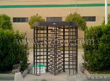 江蘇丹森科技-雙門旋轉閘通道閘案例