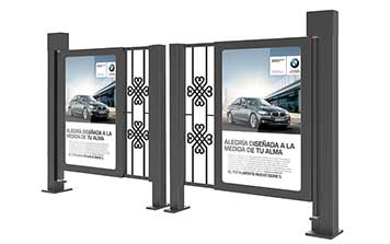 廣告小門 - 中國風(fēng)風(fēng)格人行通道廣告門