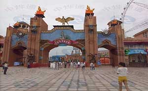 安徽太和環(huán)球游樂(lè)園通道閘案例