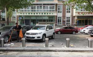 大連中山公園街道路柱案例 - 中出網-智能出入口與停車充電門戶