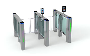 人臉識別測溫閘機