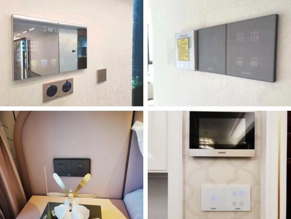 狄耐克智能家居項(xiàng)目現(xiàn)場(chǎng)安裝圖（部分）