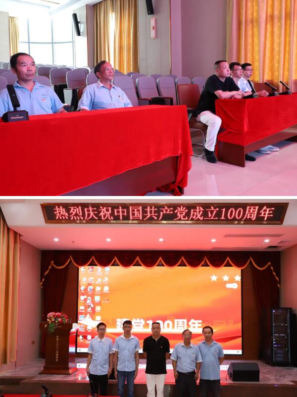 安快黨支部組織全體黨員收看慶祝中國(guó)共產(chǎn)黨成立100周年大會(huì)