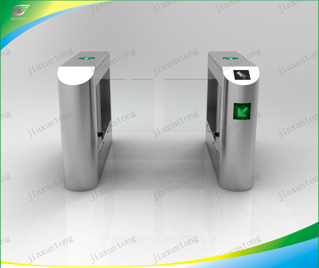 豪華型斜角圓弧擺閘（防沖撞擺閘）