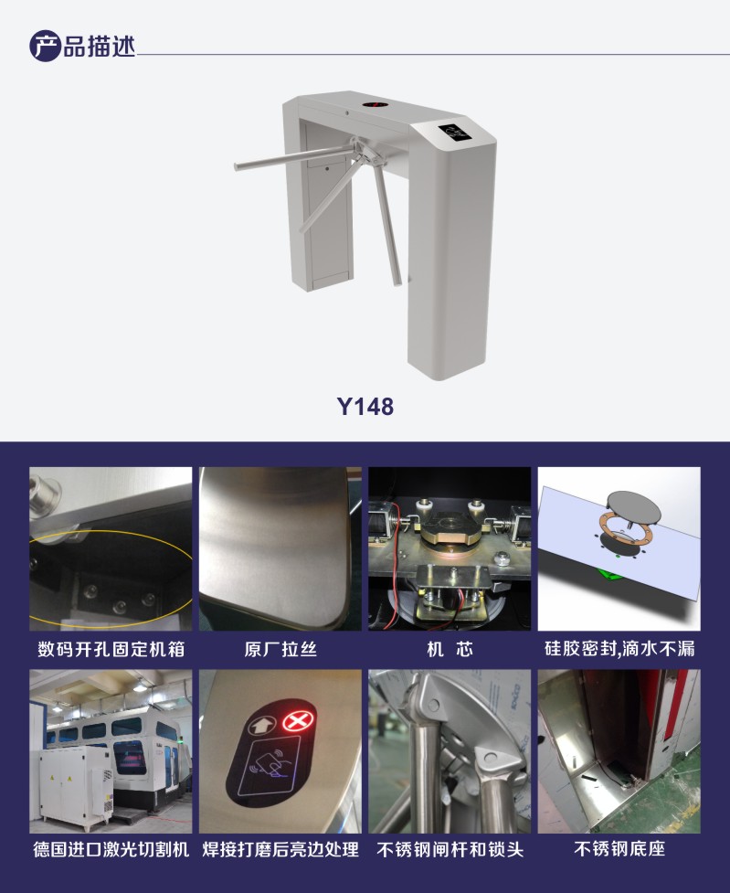橋式斜面八角三輥閘 Y148