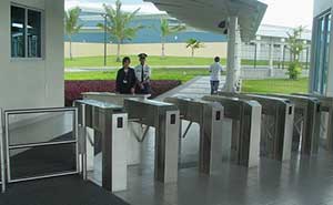 清水湖度假村通道閘案例