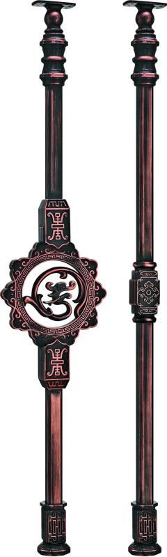 高端鋁藝樓梯-HLY612-2