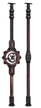 高端鋁藝樓梯-HLY612-2