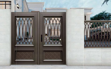 電動(dòng)折疊門 - 簡(jiǎn)璞-GP-19312（名流深咖）