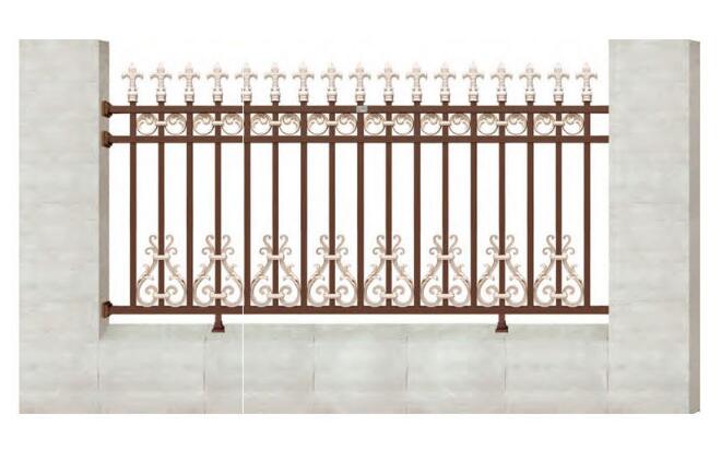 WL-17905護欄（名流深咖+藝術(shù)金黃）