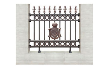 WL-19101護(hù)欄（名流銀咖+藝術(shù)淺紅）