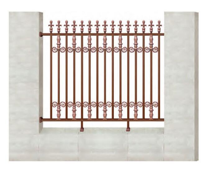 WL-17910護(hù)欄（鵝冠紅+紅銅）