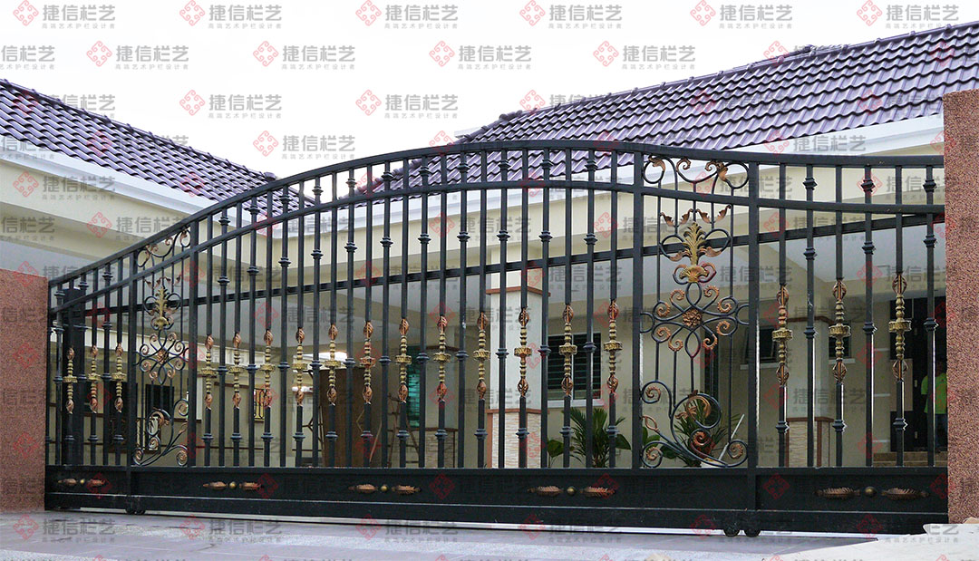 庭院別墅大門(mén) - 鋅鋼別墅大門(mén)JX-T699