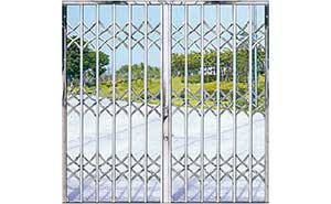 彎密欖型拉閘門