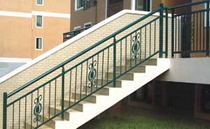 湖南常德小區(qū)住宅樓梯護(hù)欄案例 - 中出網(wǎng)-智能出入口與停車充電門戶
