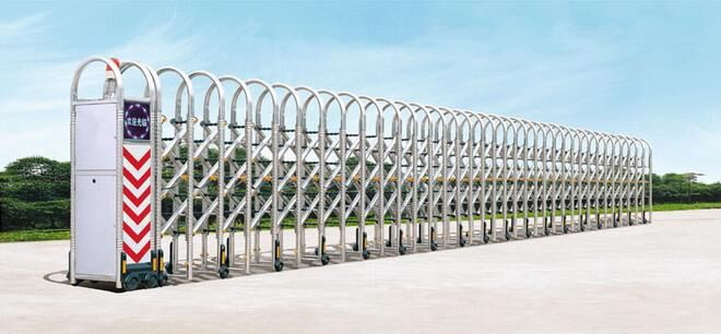 不銹鋼伸縮門 - 電動伸縮門