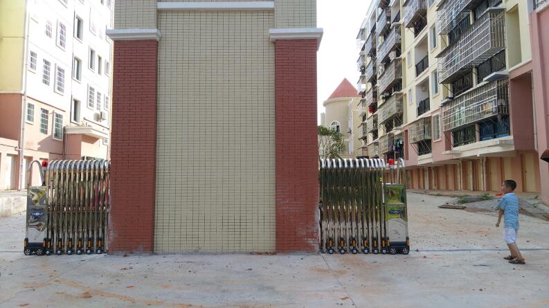 興國(guó)縣和諧欣城伸縮門案例 - 中出網(wǎng)-智能出入口與停車充電門戶