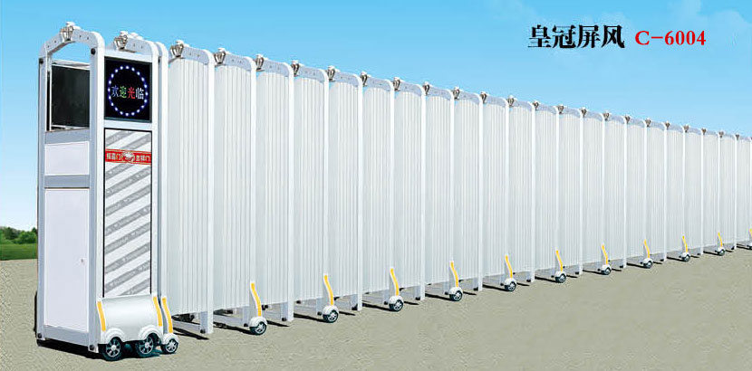 電動伸縮門 - 皇冠屏風C-6004