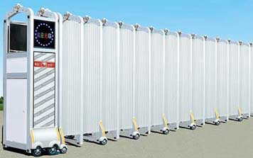 電動伸縮門 - 皇冠屏風(fēng)門L-8006