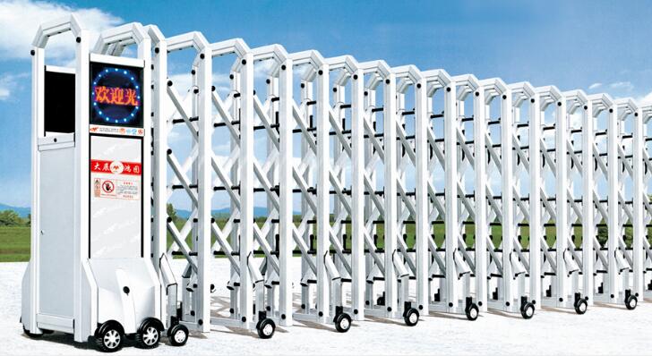 鋁合金伸縮門 - 豪華鋁合金電動伸縮門