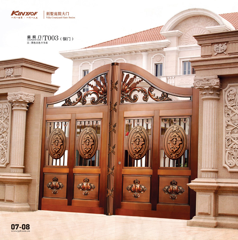 銅藝別墅庭院大門
