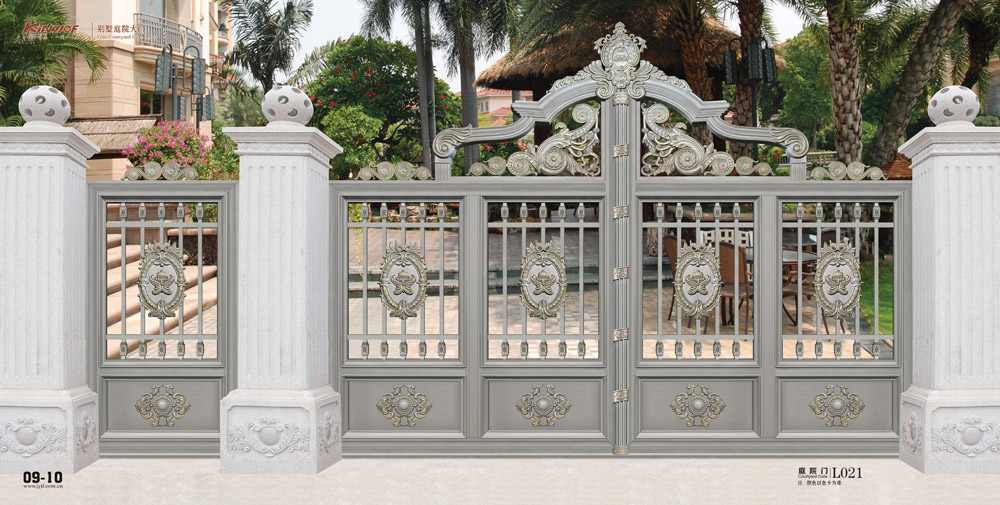 庭院別墅大門 - 鋁藝別墅庭院大門