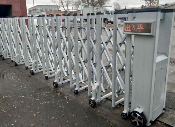 石家莊出安智能為石家莊市第二十七中學(xué)添上電動伸縮門