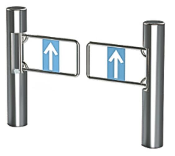 電動(dòng)圓柱擺閘