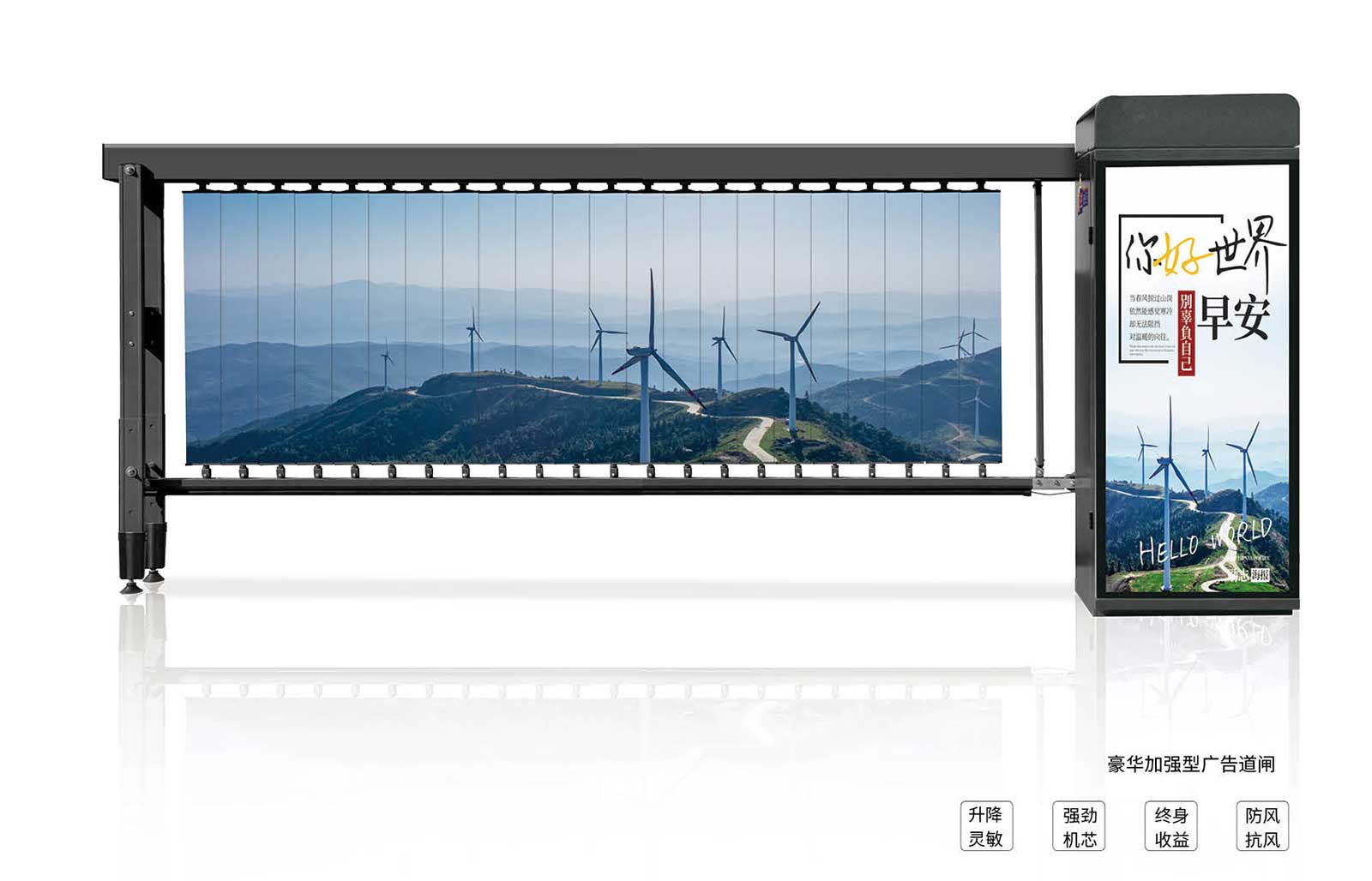 豪華加強型廣告門