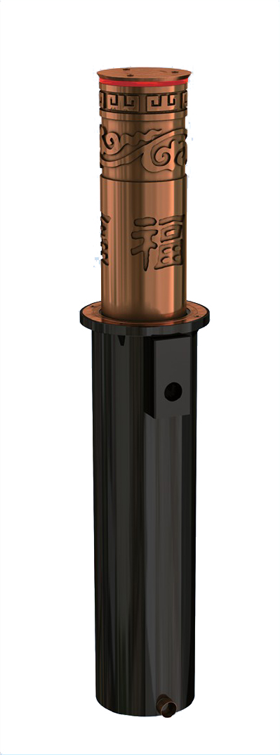 深埋式浮雕鍍銅款