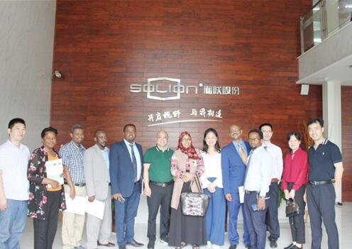 熱烈歡迎埃塞俄比亞建設(shè)部部長(zhǎng)一行蒞臨湘聯(lián)考察！