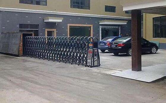 保定物探中心學(xué)校第三分校采購保定出安智能電動伸縮門