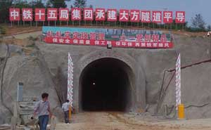 畢節(jié)中鐵十五局集團(tuán)大方隧道柵欄道閘案例