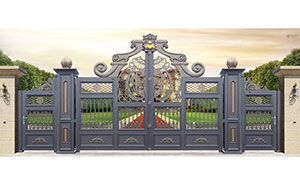 天津出安智能別墅鋁藝大門成和泓?葛沽灣?首府亮點