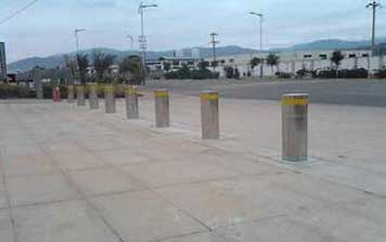 青島出安智能升降柱閃耀在青島保利?大國璟項目